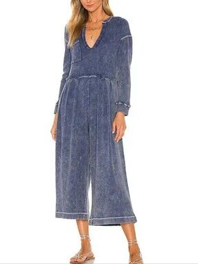 FREE PEOPLE Do Not Disturb Jumpsuit Wide Leg, size  XS
